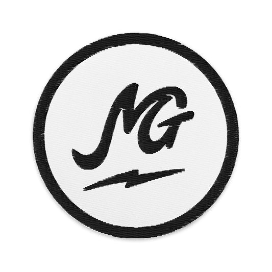 MG Monogram Patch - White Circle