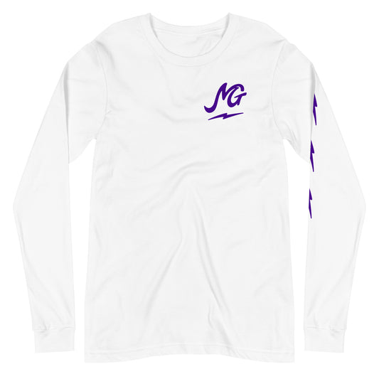 Bolt Long Sleeve Tee - White